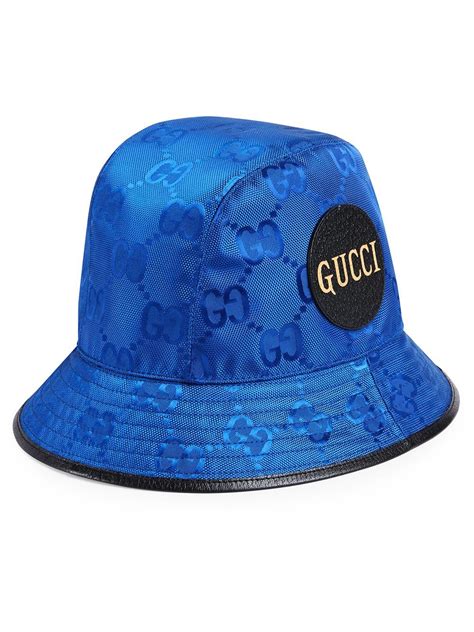 navy blue gucci bucket hat|gucci bucket hat men.